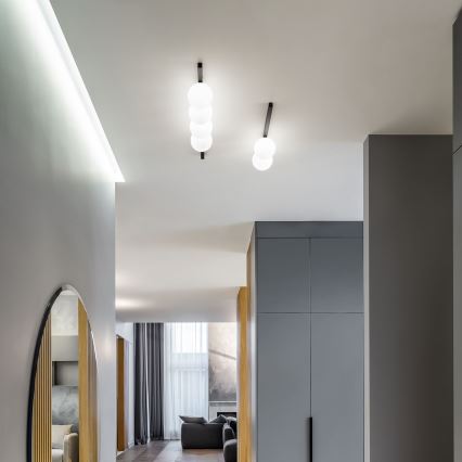 Ideal Lux - LED-Deckenleuchte BINOMIO 4xG9/3W/230V schwarz