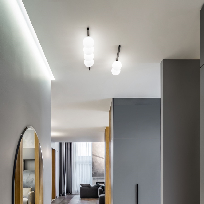 Ideal Lux - LED-Deckenleuchte BINOMIO 4xG9/3W/230V schwarz