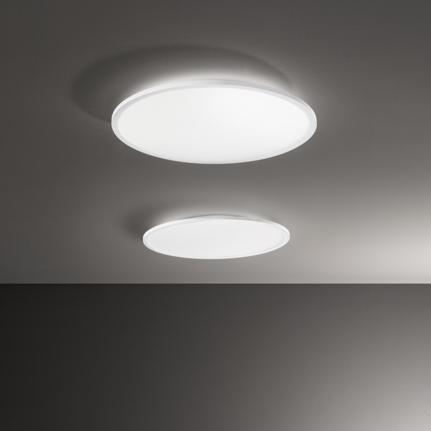 Ideal Lux - LED-Deckenleuchte FLY LED/18W/230V 2700K d 35 cm CRI 90 IP40 weiß