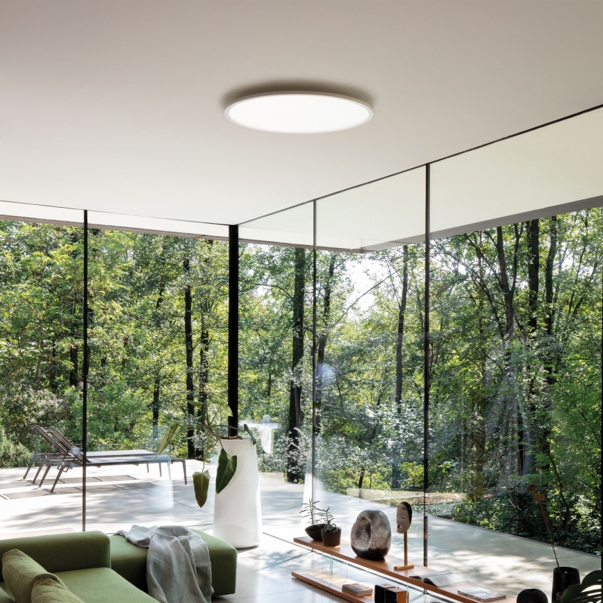 Ideal Lux - LED-Deckenleuchte FLY LED/53W/230V 2700K d 60 cm CRI 90 IP40 weiß