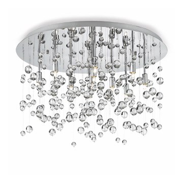 Ideal Lux - LED-Deckenleuchte NEVE 8xG9/3W/230V d 40,5 cm glänzendes Chrom