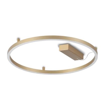 Ideal Lux - LED-Deckenleuchte ORACLE SLIM LED/29W/230V 3000K CRI 90 Ø 50 cm goldfarben