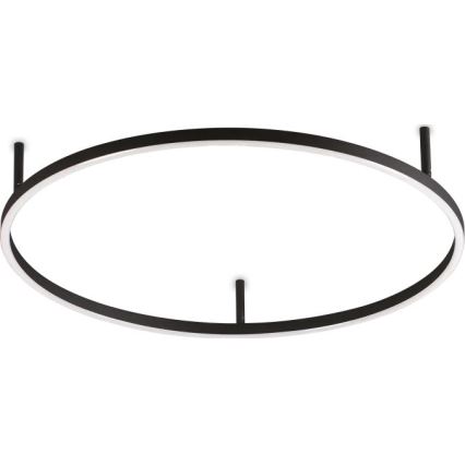 Ideal Lux - LED-Deckenleuchte ORACLE SLIM LED/37W/230V 2700K CRI 90 Ø 70 cm schwarz