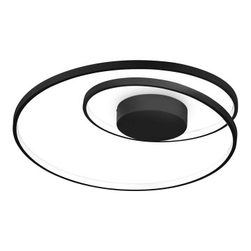 Ideal Lux - LED-Deckenleuchte OZ LED/47W/230V d 60 cm CRI 90 schwarz