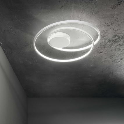 Ideal Lux - LED-Deckenleuchte OZ LED/47W/230V d 60 cm CRI 90 weiß