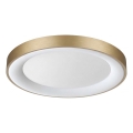 Ideal Lux - LED-Deckenleuchte PLANET LED/25W/230V CRI 90 Ø 50 cm Messing