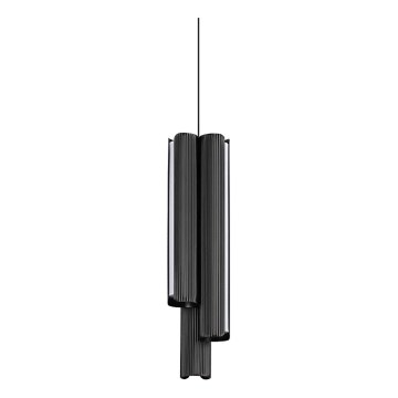 Ideal Lux - LED-dimmbare Pendelleuchte mit Kabelaufhängung DORICA 3xLED/9W/230V CRI 90 Ø 9,5 cm schwarz
