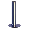 Ideal Lux - LED dimmbare Tischleuchte DORICA LED/8W/230V CRI 90 blau