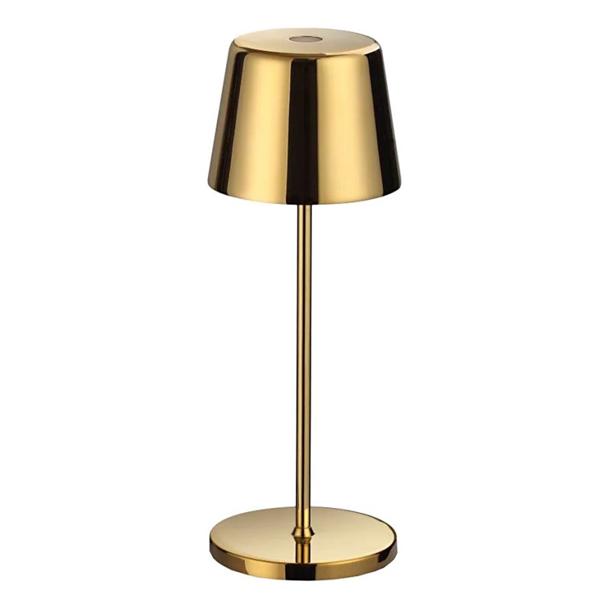 Ideal Lux - LED Dimmerabile touch per esterni lampada da tavolo CUTE LED/2,5W/3,7V USB 2200-2700K IP65 oro