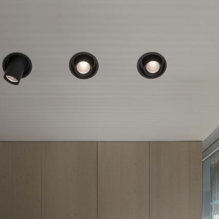 Ideal Lux - Einbau-Spot NOVA LED/6W/230V 3000 K CRI 90 Ø 6,8 cm schwarz