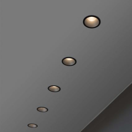 Ideal Lux - LED-Einbauleuchte GAME TRIM LED/11W/230V 3000K CRI 90 Ø 8,5 cm IP40 gold/schwarz