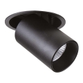 Ideal Lux - LED-Einbaustrahler NOVA, 12 W, 230 V, 3000 K, CRI 90, Ø 10 cm, schwarz