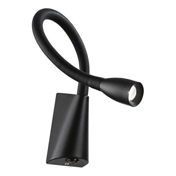 Ideal Lux - LED Flessibile piccola lampada GOOSE LED/3W/230V CRI 90 nero
