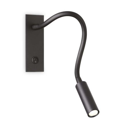 Ideal Lux - LED Flessibile piccola lampada IO LED/3W/230V CRI 90 nero
