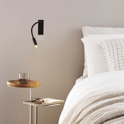 Ideal Lux - LED Flessibile piccola lampada IO LED/3W/230V CRI 90 nero