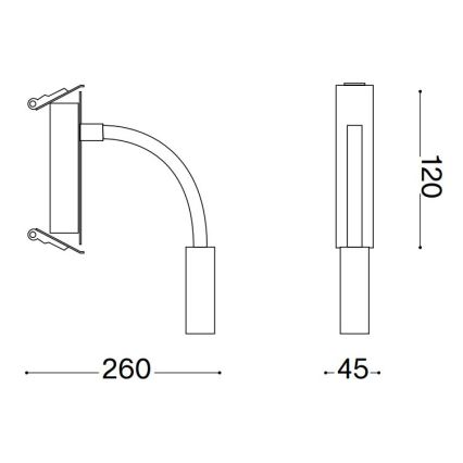 Ideal Lux - LED Flessibile piccola lampada IO LED/3W/230V CRI 90 nero