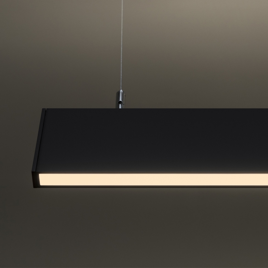 Ideal Lux - LED-Hängeleuchte an Kabel LINUS LED/32W/230V 3000K CRI 90 120 cm schwarz