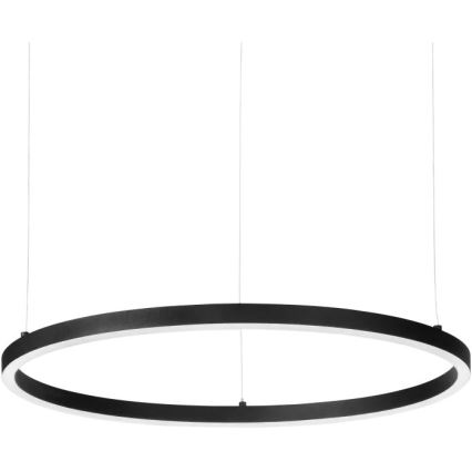 Ideal Lux - LED-Pendelleuchte mit Kabelabhängung ORACLE SLIM LED/37W/230V 2700K CRI 90 Ø 70 cm schwarz