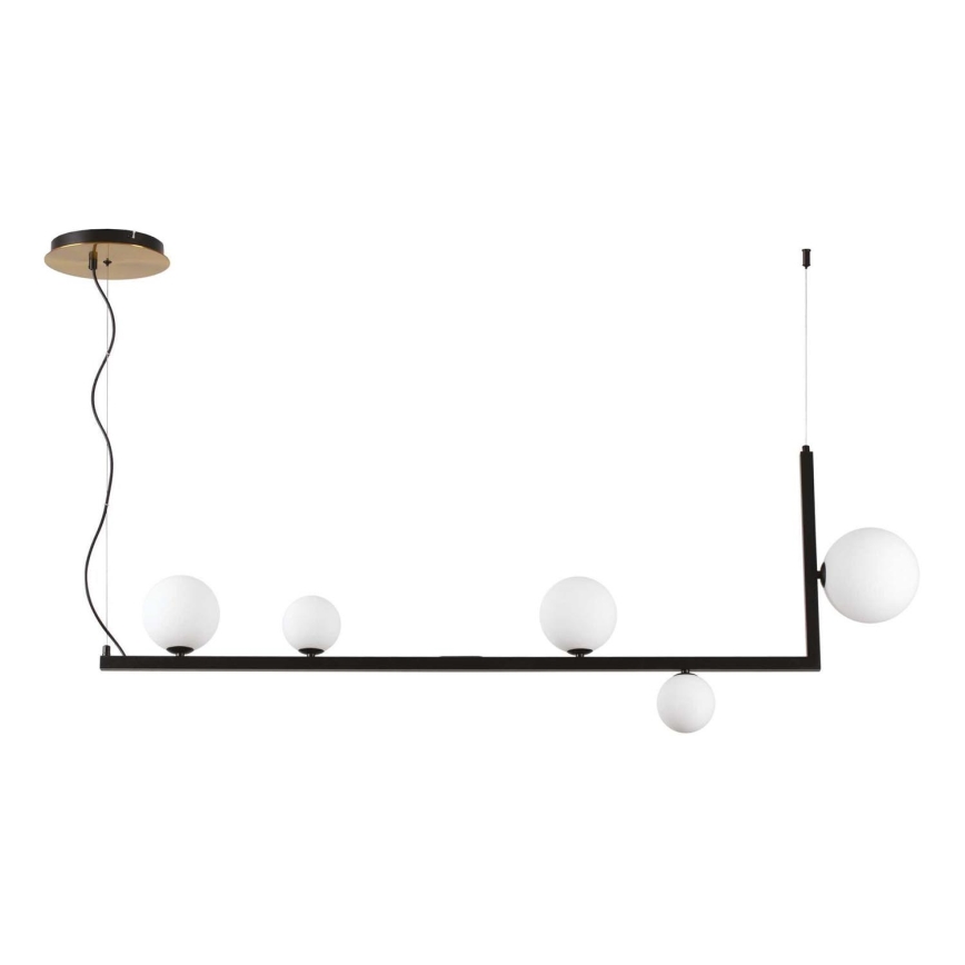 Ideal Lux - LED-Hängeleuchte BIRDS 5xG9/3W/230V schwarz/golden