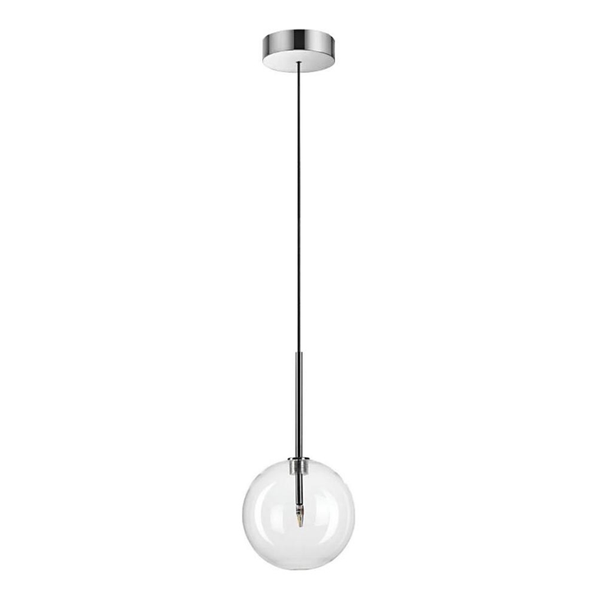 Ideal Lux - LED-Hängeleuchte EQUINOXE 1xG4/2W/230V d 15 cm glänzendes Chrom/klar