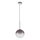 Ideal Lux - LED-Hängeleuchte EQUINOXE 1xG4/2W/230V d 20 cm glänzendes Chrom/rauchig