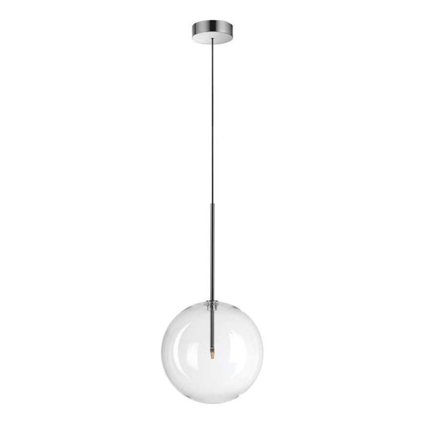 Ideal Lux - LED-Hängeleuchte EQUINOXE 1xG4/2W/230V d 25 cm glänzendes Chrom/klar