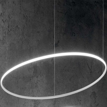 Ideal Lux - LED-Hängeleuchte HULAHOOP LED/28W/230V 3000K d 61 cm CRI 90 weiß