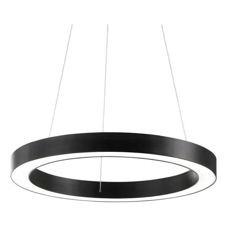 Ideal Lux - LED-Hängeleuchte ORACLE LED/33W/230V 3000K d 60 cm CRI 90 schwarz