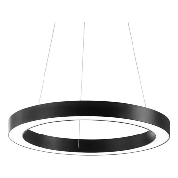 Ideal Lux - LED-Hängeleuchte ORACLE LED/35W/230V 3000K d 70 cm CRI 90 schwarz