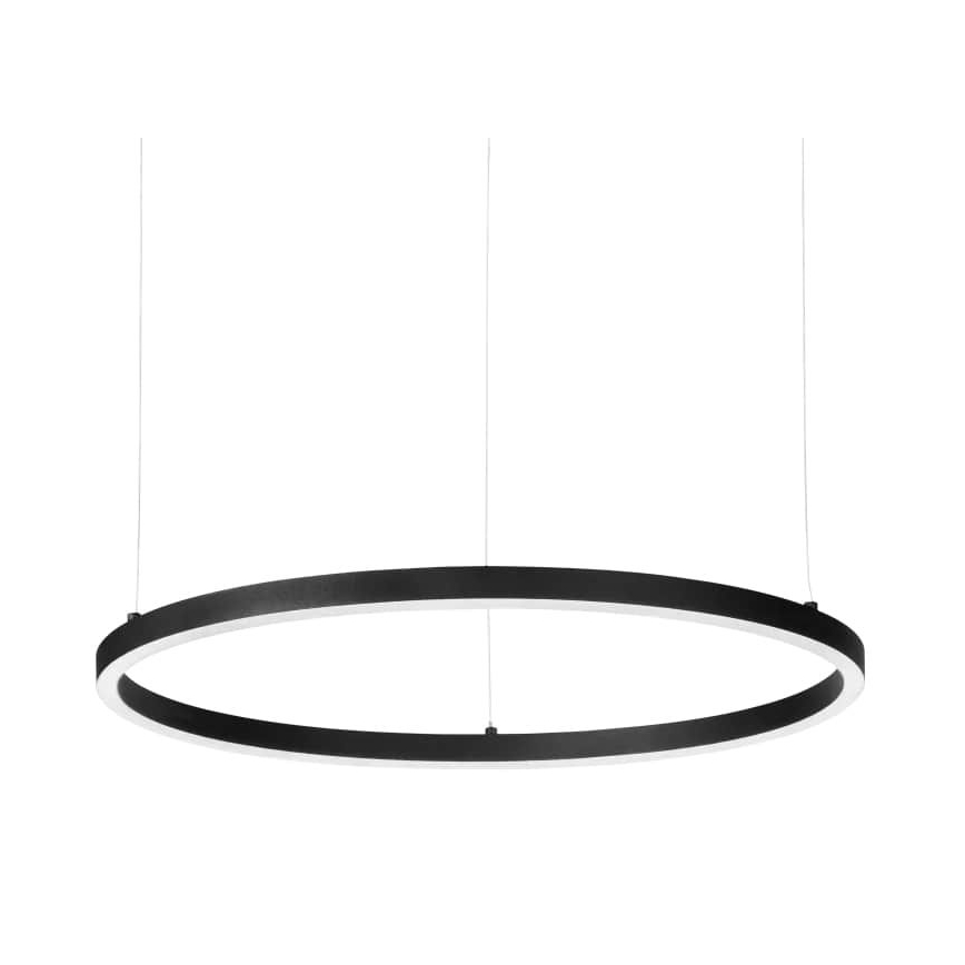 Ideal Lux - Dimmbare LED-Hängeleuchte ORACLE SLIM LED/39W/230V 3000K d 70 cm schwarz