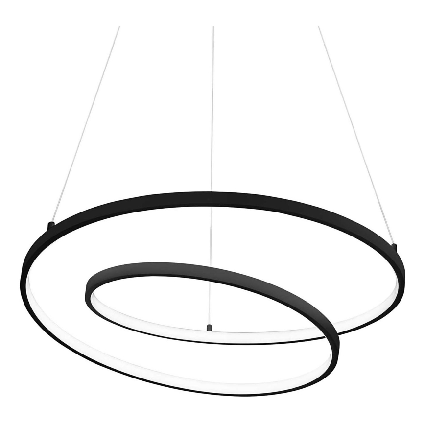 Ideal Lux - LED-Hängeleuchte OZ LED/47W/230V d 60 cm CRI 90 schwarz