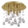 Ideal Lux - LED-Kristall-Deckenleuchte MOONLIGHT 5xG9/3W/230V d 26 cm golden
