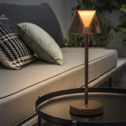 Ideal Lux - LED Lampada touch dimmerabile LOLITA LED/2,8W/5V IP54 marrone