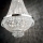Ideal Lux - LED Lampadario di cristallo a sospensione con catena CAESAR 9xG9/3W/230V diametro 45 cm cromo lucido