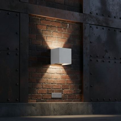 Ideal Lux - LED-Outdoor-Wandleuchte ATOM LED/12W/230V CRI 90 IP54 weiß