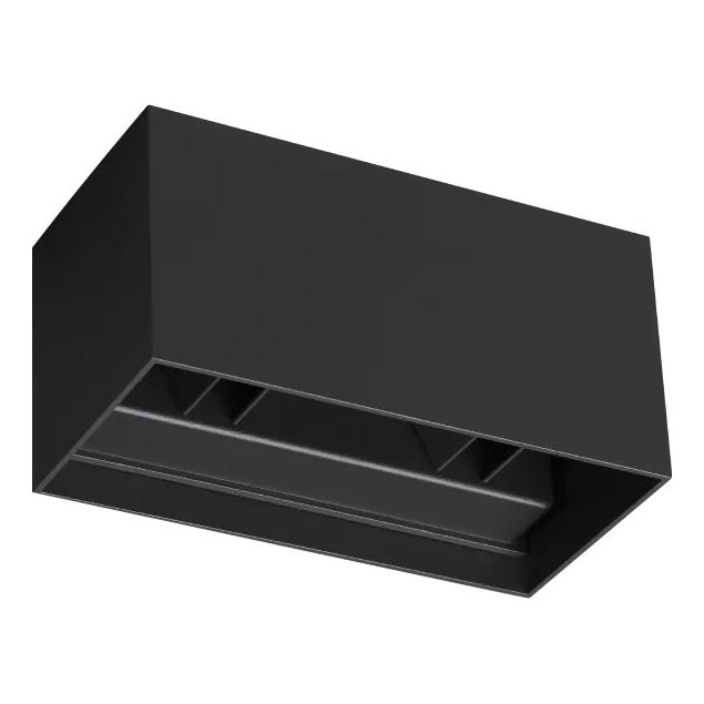 Ideal Lux - LED-Outdoor-Wandleuchte ATOM LED/25W/230V CRI 90 IP54 schwarz