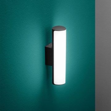 Ideal Lux - LED-Outdoor-Wandleuchte ETERE LED/9,5W/230V 3000K CRI 90 IP44 schwarz