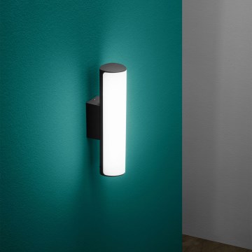 Ideal Lux - LED-Outdoor-Wandleuchte ETERE LED/9,5W/230V 4000K CRI 90 IP44 schwarz