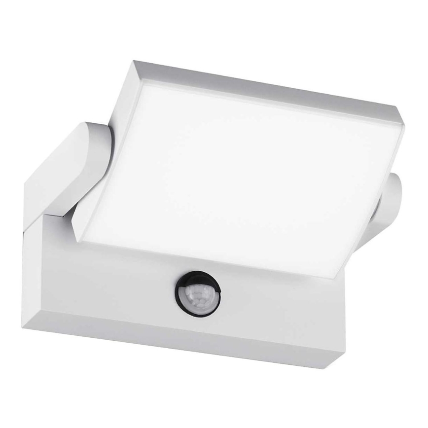 Ideal Lux - LED-Outdoor-Wandleuchte mit Sensor SWIPE LED/21W/230V CRI 90 IP54 weiß