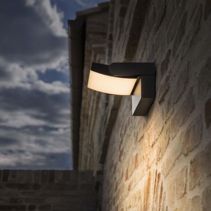 Ideal Lux - LED-Outdoor-Wandleuchte SWIPE LED/21W/230V CRI 90 IP54 anthrazit