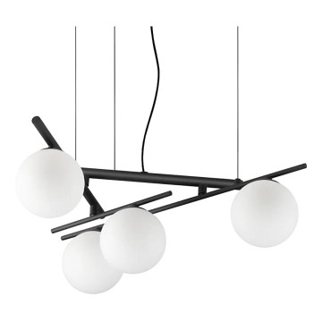 Ideal Lux - LED-Pendelleuchte an Kabel ATLAS 4xG9/3W/230V schwarz