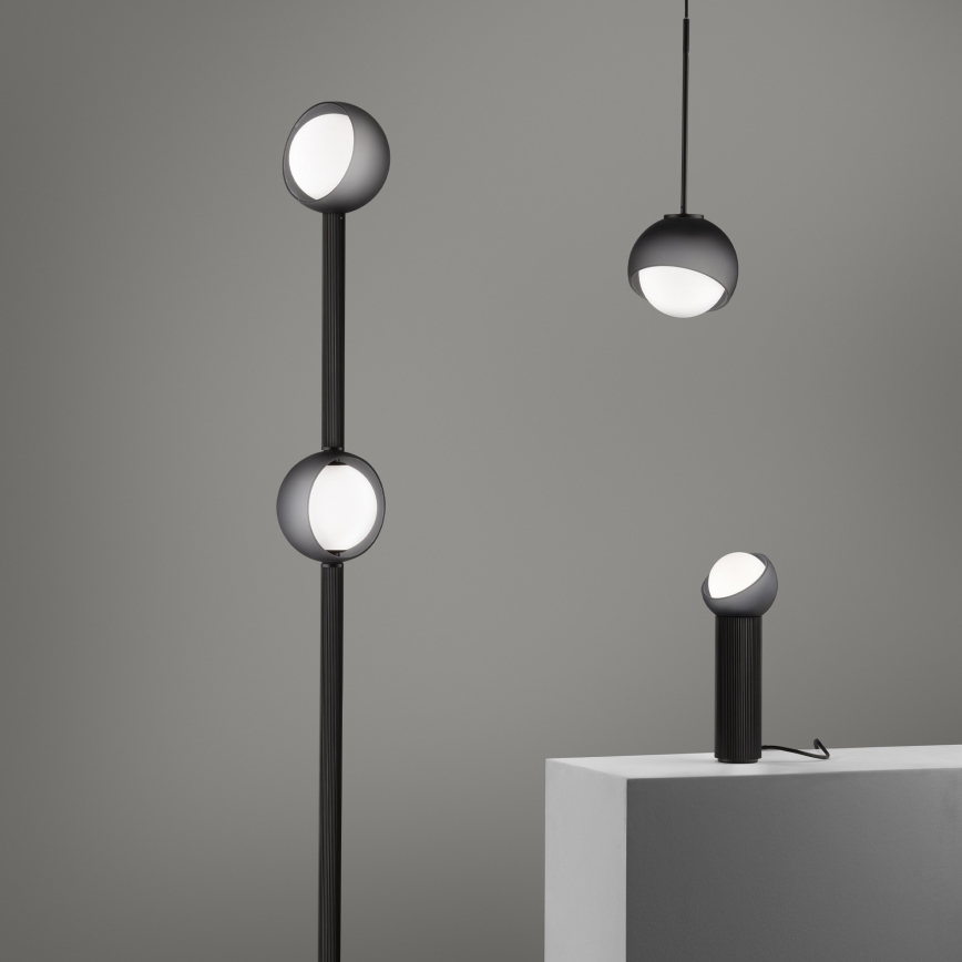 Ideal Lux - LED-Pendelleuchte an Kabel BLOOM 1xG9/3W/230V Ø 11,5 cm schwarz