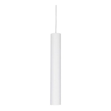 Ideal Lux - LED-Pendelleuchte an Kabel LOOK 1xGU10/7W/230V CRI 90 Ø 6 cm weiß
