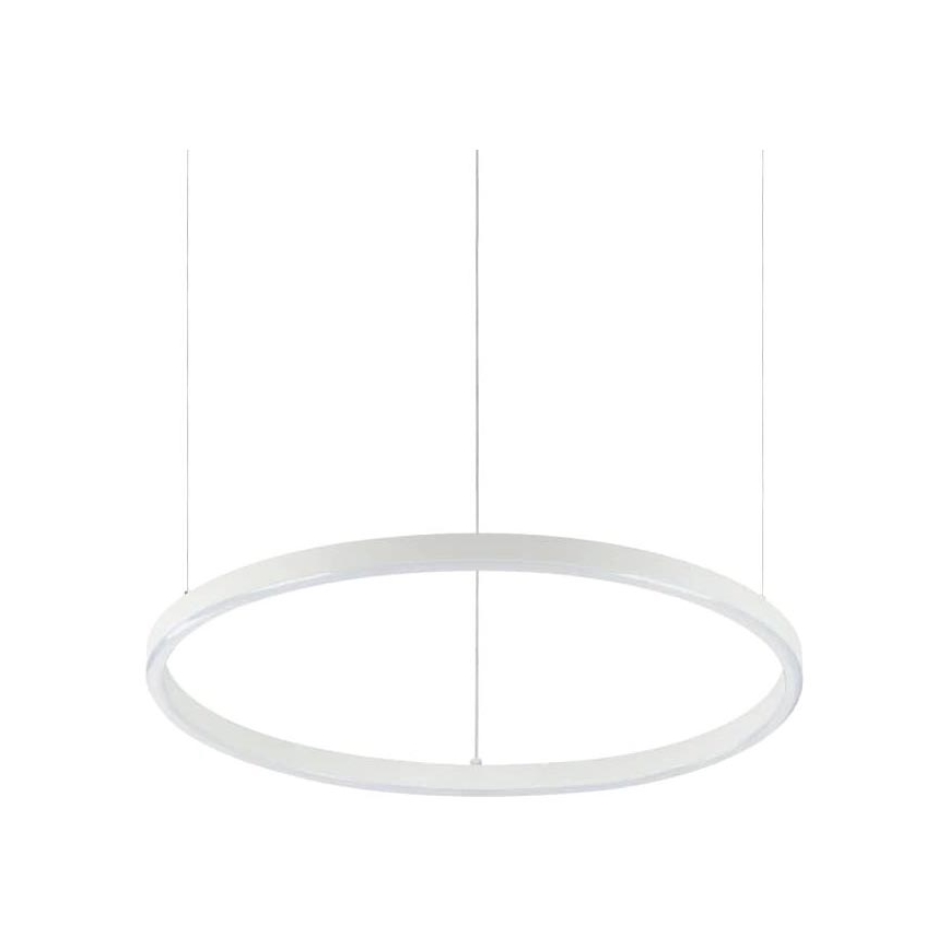 Ideal Lux - LED-Pendelleuchte an Kabel ORACLE SLIM LED/29W/230V 4000K CRI 90 Ø 50 cm weiß