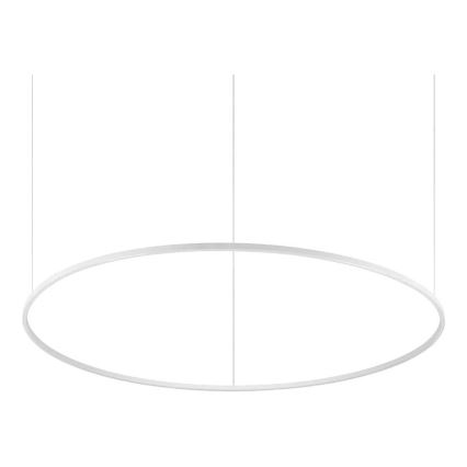 Ideal Lux - LED-Pendelleuchte an Stahlseil ORACLE SLIM LED/83W/230V 2700K CRI 90 Ø 150 cm weiß