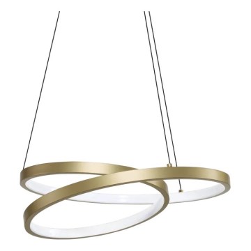Ideal Lux - LED-Pendelleuchte an Kabel OZ LED/38W/230V Ø 40 cm CRI 90 goldfarben