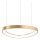 Ideal Lux - LED-Pendelleuchte an Seil GEMINI LED/36W/230V 4000K Ø 42,5 cm CRI 90 Messing