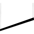 Ideal Lux - LED Pendelleuchte an Stahlseil DESK ACCENT LED/36W/230V CRI 90 120 cm schwarz