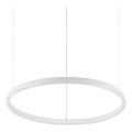 Ideal Lux - LED-Pendelleuchte an Stahlseil ORACLE SLIM LED/29W/230V 3000K CRI 90 Ø 50 cm weiß