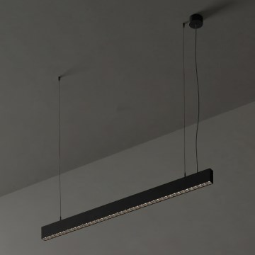 Ideal Lux - LED-Pendelleuchte mit Kabelaufhängung OFFICE LED/30W/230V 4000K CRI 90 schwarz